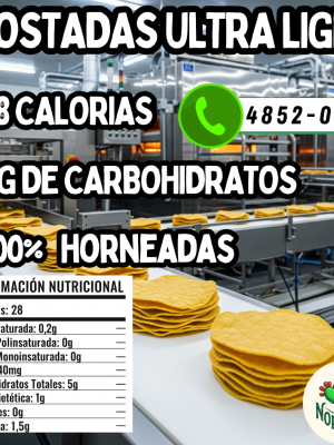 Tostadas de Maíz Amarillo Ultra Light | 100% Horneadas y Sin Sal